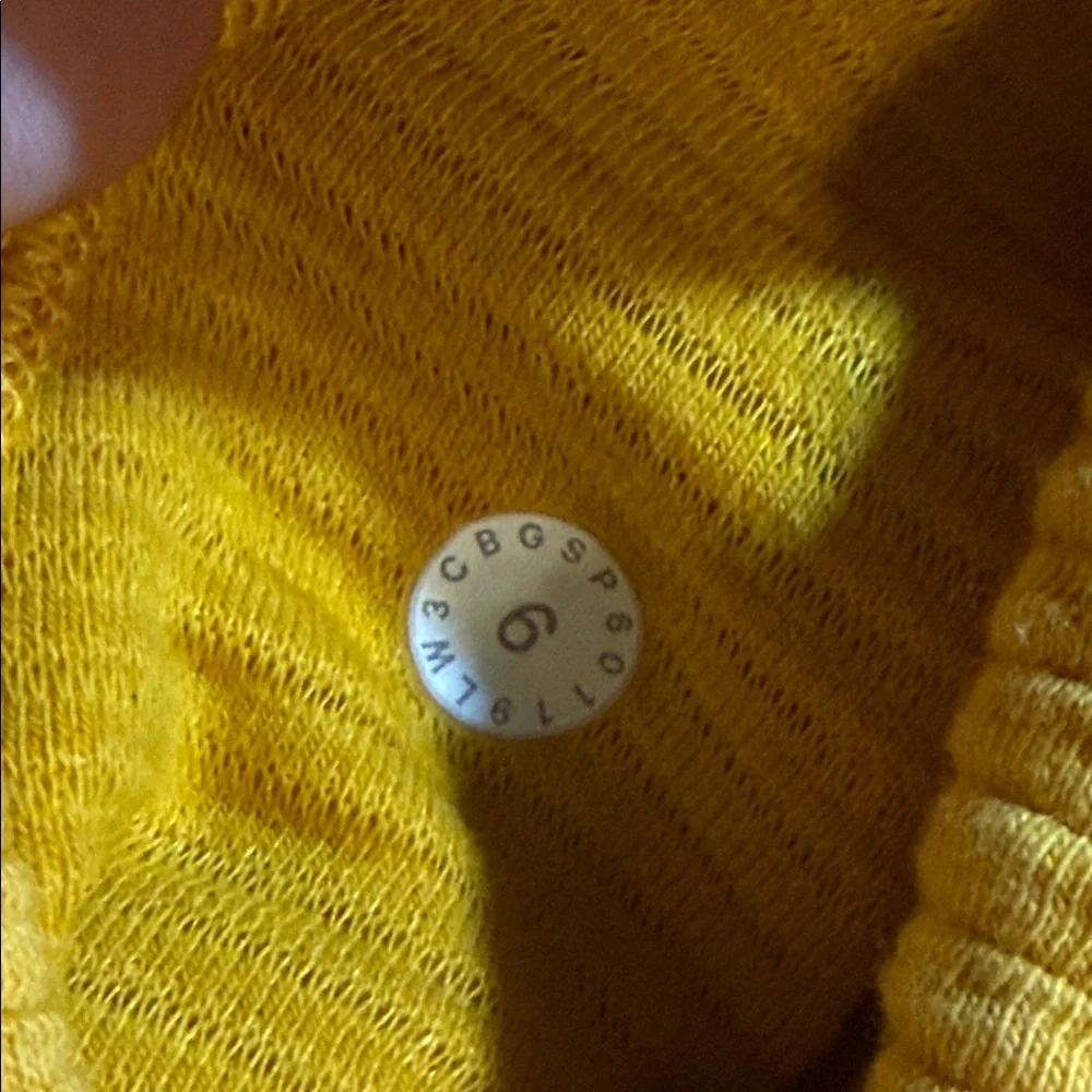 Lululemon Easy Going Sleeveless Hoodie Heathered Honey‎ Lemon sz6